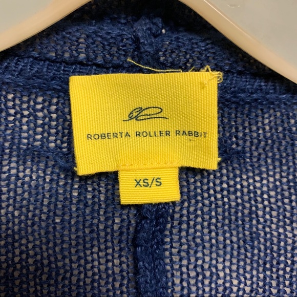 ROBERTA ROLLER RABBIT Breeze Open Linen Cardigan - Picture 10 of 12